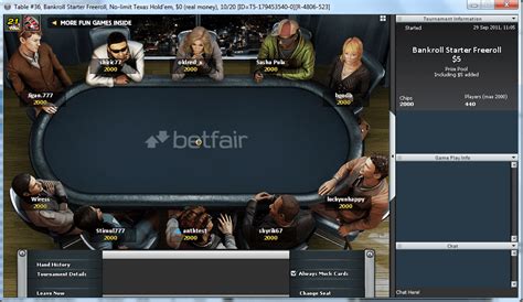 betfair poker online
